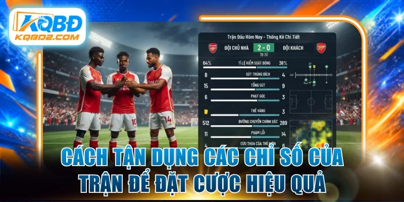 Cách tận dụng các chỉ số của trận để đặt cược hiệu quả