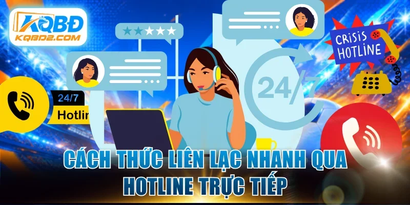 Cách thức liên lạc nhanh qua hotline trực tiếp