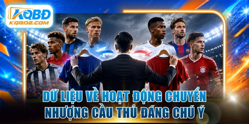 Dữ liệu về hoạt động chuyển nhượng cầu thủ đáng chú ý