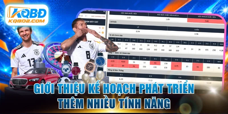 Giới thiệu kế hoạch phát triển thêm nhiều tính năng