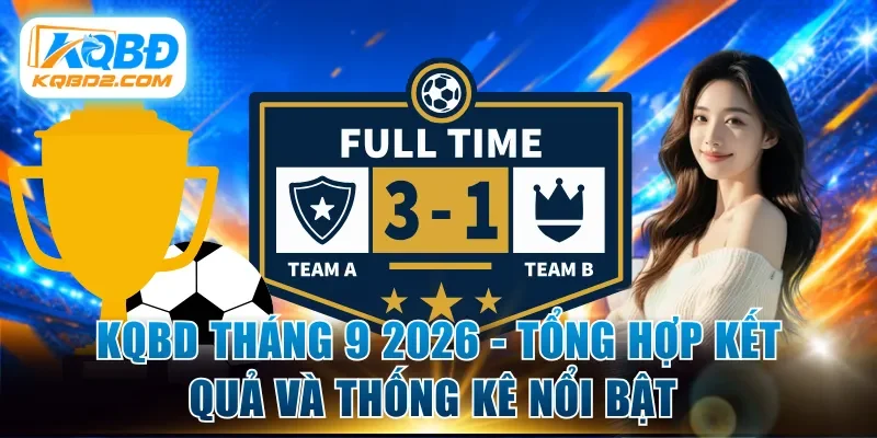 kqbd tháng 9 2026