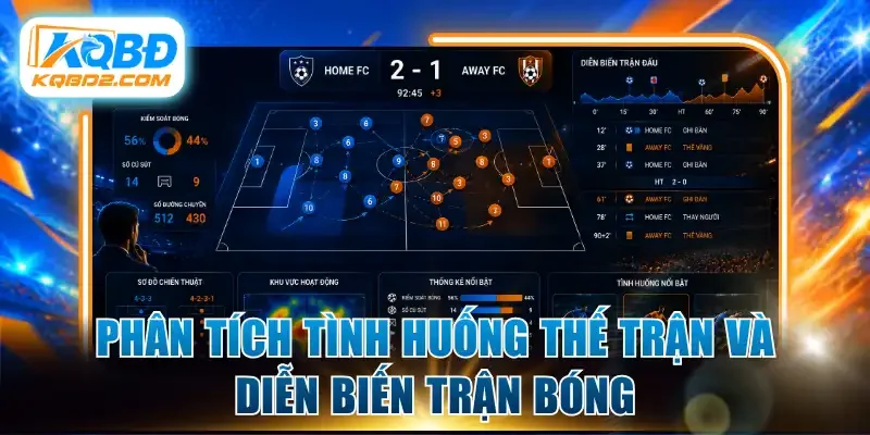 Phân tích trận bóng theo xu hướng tổng quan từ chuỗi trận