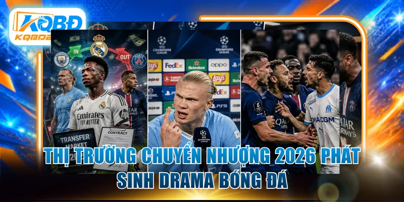 Thị trường chuyển nhượng 2026 phát sinh drama bóng đá