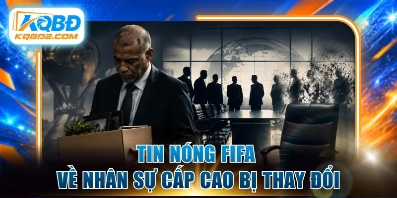 Tin nóng FIFA về nhân sự cấp cao bị thay đổi