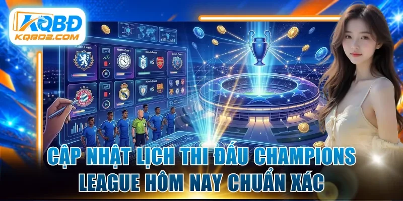 Cập nhật lịch thi đấu Champions League hôm nay chuẩn xác