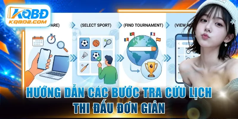Hướng dẫn các bước tra cứu lịch thi đấu đơn giản