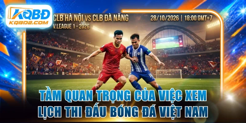 Tầm quan trọng của việc xem lịch thi đấu bóng đá Việt Nam
