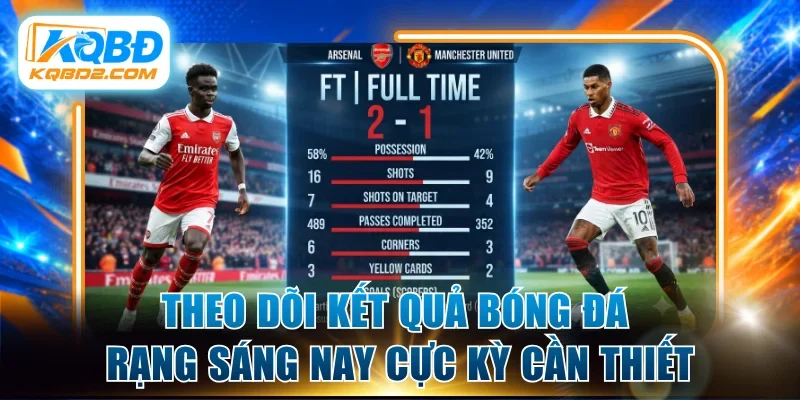 Theo dõi kết quả bóng đá rạng sáng nay cực kỳ cần thiết